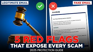 5 RED FLAGS That Expose Every Phishing Scam (2025 Protection Guide)