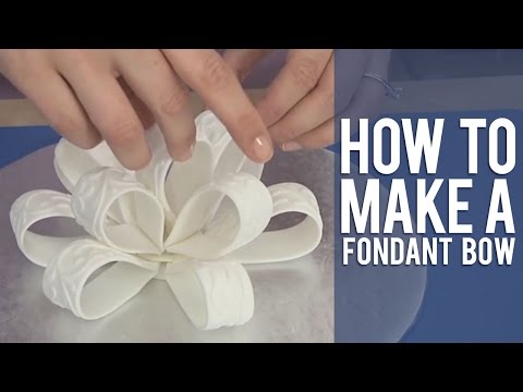 How to Make a Fondant Loop Bow How to Make a Fondant Loop Bow