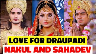 How did Nakul and Sahadev love Draupadi?