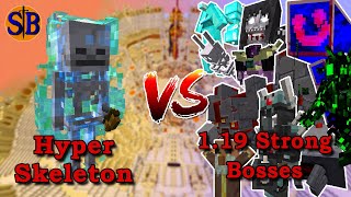 Who can Defeat the Hyper Skeleton 1.19 Edition | Minecraft Mob Battle