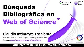 Búsqueda Bibliográfica en Web of Science