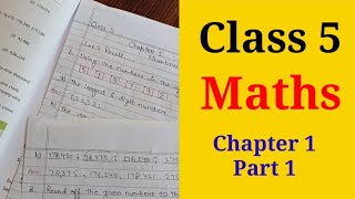 Class 5 Maths Chapter 1 Part 1 | Maths Questions For Class 5 | 5th Class Maths