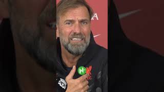 'That's what you THINK OF ME after all these YEARS!?' Klopp gets angry with reporter 🥵 #shorts