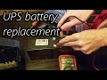 How to replace UPS battery. Simple Eaton e5 850i USBDIN battery replacement.