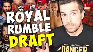WWE 2K19 ROYAL RUMBLE DRAFT!! #1