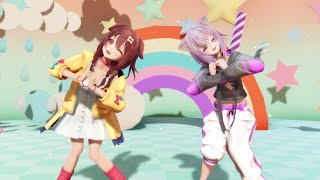 【MMD/ホロライブ】おかころ『ようこそジャパリパークへ』