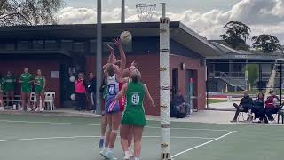 2024 BFNL A grade netball grand final  Gisborne v Kangaroo Flat third quarter