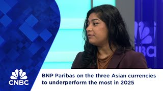 BNP Paribas on the three Asian currencies to underperform the most in 2025