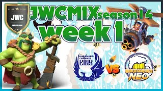 【ClashofClans】無課金弱者連合NEO vs クラクラチャンネルEINS【JWCMIX】