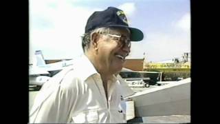 Famous Aviator Douglas (wrong way) Corrigan, Hawthorne California 1988