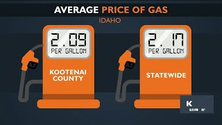 Gas prices up in Spokane