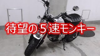 待ちに待った5速 モンキー125が納車