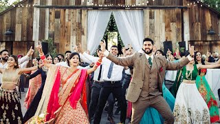 BRIDE takes over GROOM'S dance performance with his Dance team. Watch him react to this SURPRISE!