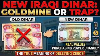 NEW Iraqi Dinar: Goldmine or Trap? The True Meaning of Deleting Zeros! (Purchasing Power Explained)