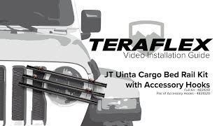 JT Uinta Cargo Bed Rail System Install | TeraFlex