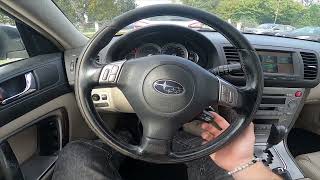 How to Enable or Disable Cruise Control in Subaru Outback III ( 2005 – 2009 )