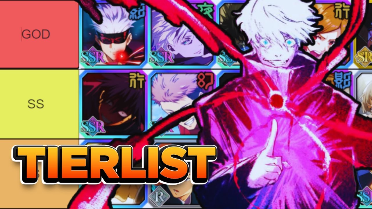 ULTIMATE Character TIERLIST! Jujutsu Kaisen Phantom Parade - YouTube