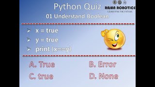 Py Quiz 01 Understand Boolean