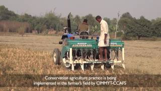 Residue management using Happy Seeder technology