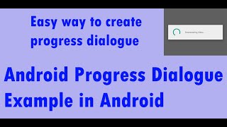 Progress dialogue in Android kotlin | malayalam