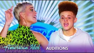 Drake McCain: Kid Gets Katy Perry FIRED UP!  | American Idol 2019