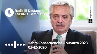 Entrevista en “Habrá Consecuencias - Navarro 2023” Radio El Destape  FM 107.3 - AM 1050