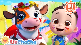 Lola the Cow Song | La Vaca Lola | Color Song for Babies | Kids Songs \u0026 Nursery Rhymes | LiaChaCha