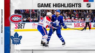 Canadiens @ Maple Leafs 2/18 | NHL Highlights 2023