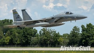 Military and Warbird Departures - EAA AirVenture Oshkosh 2018