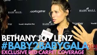 Bethany Joy Lenz interviewed at 5th Annual BABY2BABY Gala #Charity #Fundraiser