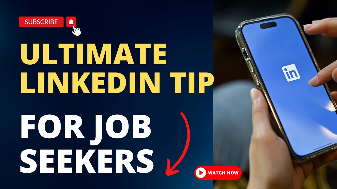 Ultimate Linkedin Tip For Job Seekers Frontlinesmedia Youtube