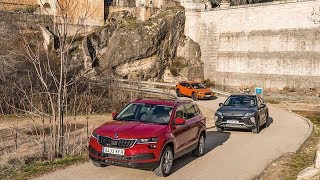 Mitsubishi Eclipse Cross vs Skoda Karoq vs Subaru XV Crosstrek