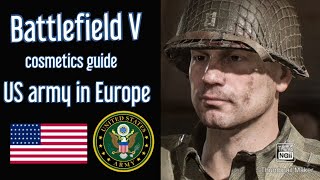 Battlefield V historical accurate cosmetics guide. US army Europe