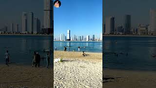 Dubai And Sharjah Middle Lake 😍😍 #viral #short #youtubeshorts