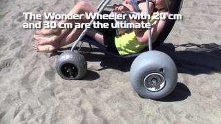 Wonder Wheeler Wheeleez Low-Pressure Beach Wheels Options