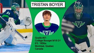 Tristan Boyer Game #1 2024-2025, Voltigeurs College Bourget M18 D1