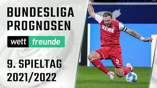 Bundesliga Tipps 9. Spieltag 21/22 ⚽  Vorschau & Prognose