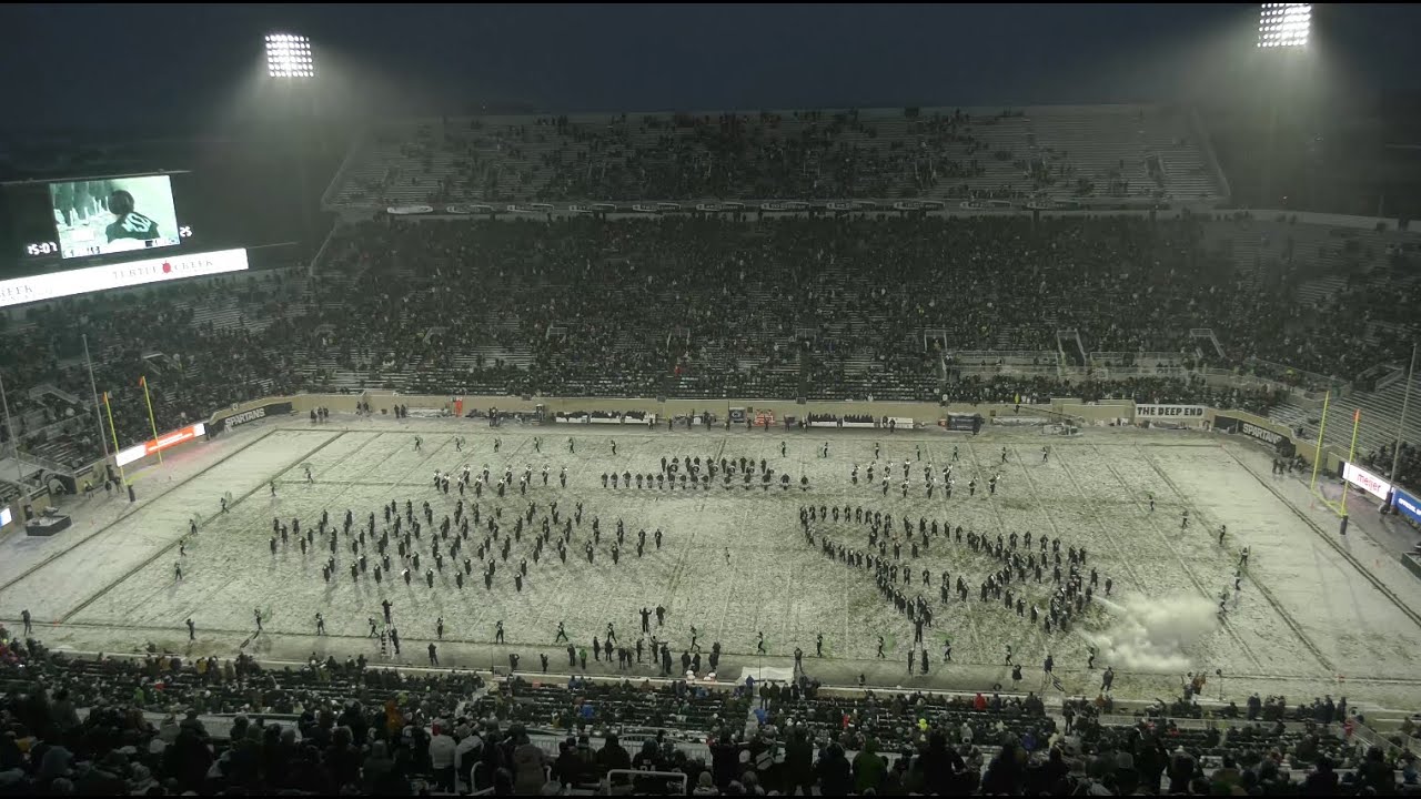 Spartan Marching Band: Halftime | 11.27.2021 - MSU Vs. Penn State - YouTube