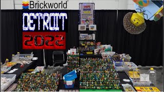 BRICKWORLD DETROIT MICHIGAN 2022 AT SUBURBAN COLLECTION SHOWPLACE NOVI, MI SEPT 24-25 LEGO VENDOR