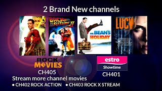 Rock Movies & Estro Showtime starting launch channel May 17, 2026