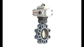 Valworx 5406/5407/5408/5409 Electric Actuated PVC Butterfly Valves