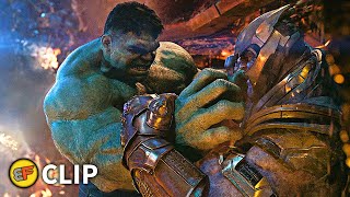 Hulk vs Thanos - Spaceship Fight Scene | Avengers Infinity War (2018) IMAX Movie