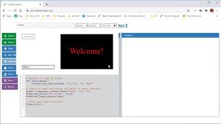 CodeSkulptor for Python 3 - default program.