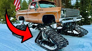 We Put HellTraxx on My Truck! (Snowed In With @HeavyDSparks Part 1)