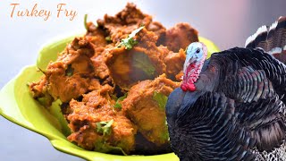 வான்கோழி வறுவல் - Turkey varuval in tamil -  how to make turkey masala curry south indian dish