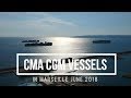 CMA CGM Vessels in Marseille