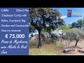 75K, 3 Bedroom Cortijo with a 225m2 Garden Plot Property for sale in Spain inland Andalucia CJ884