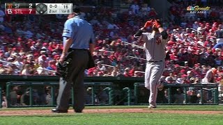 SF@STL: Crawford belts a towering shot into right