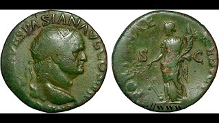 Vespasian Fortuna Dupondius, 72 AD