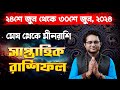 ২৪শে জুন থেকে ৩০শে জুন   ২০২৪ সাপ্তাহিক রাশিফল |  Weekly Rashifal | Weekly Horoscope Highlights